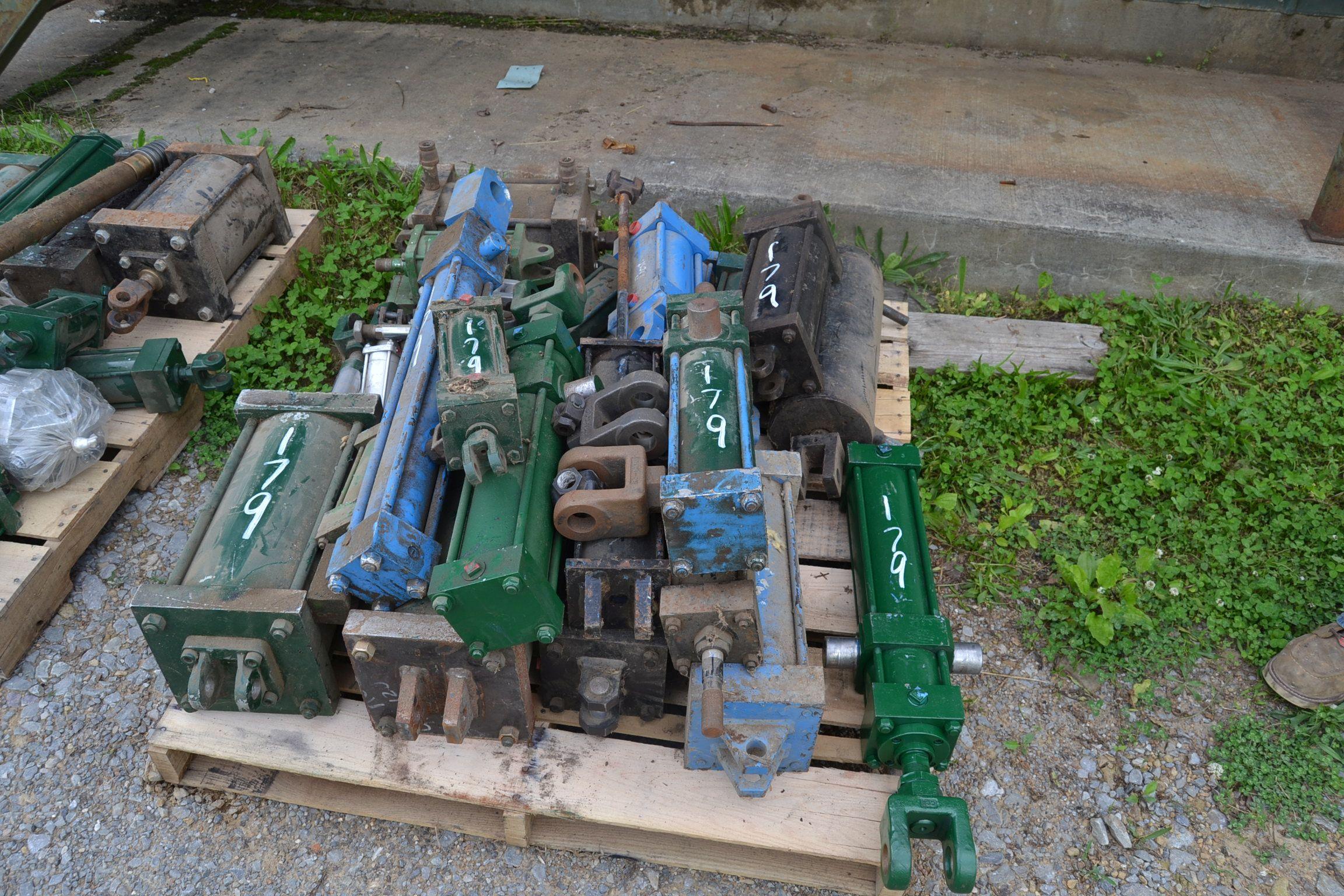 (2) PALLETS OF NEW & USED CYLINDERS