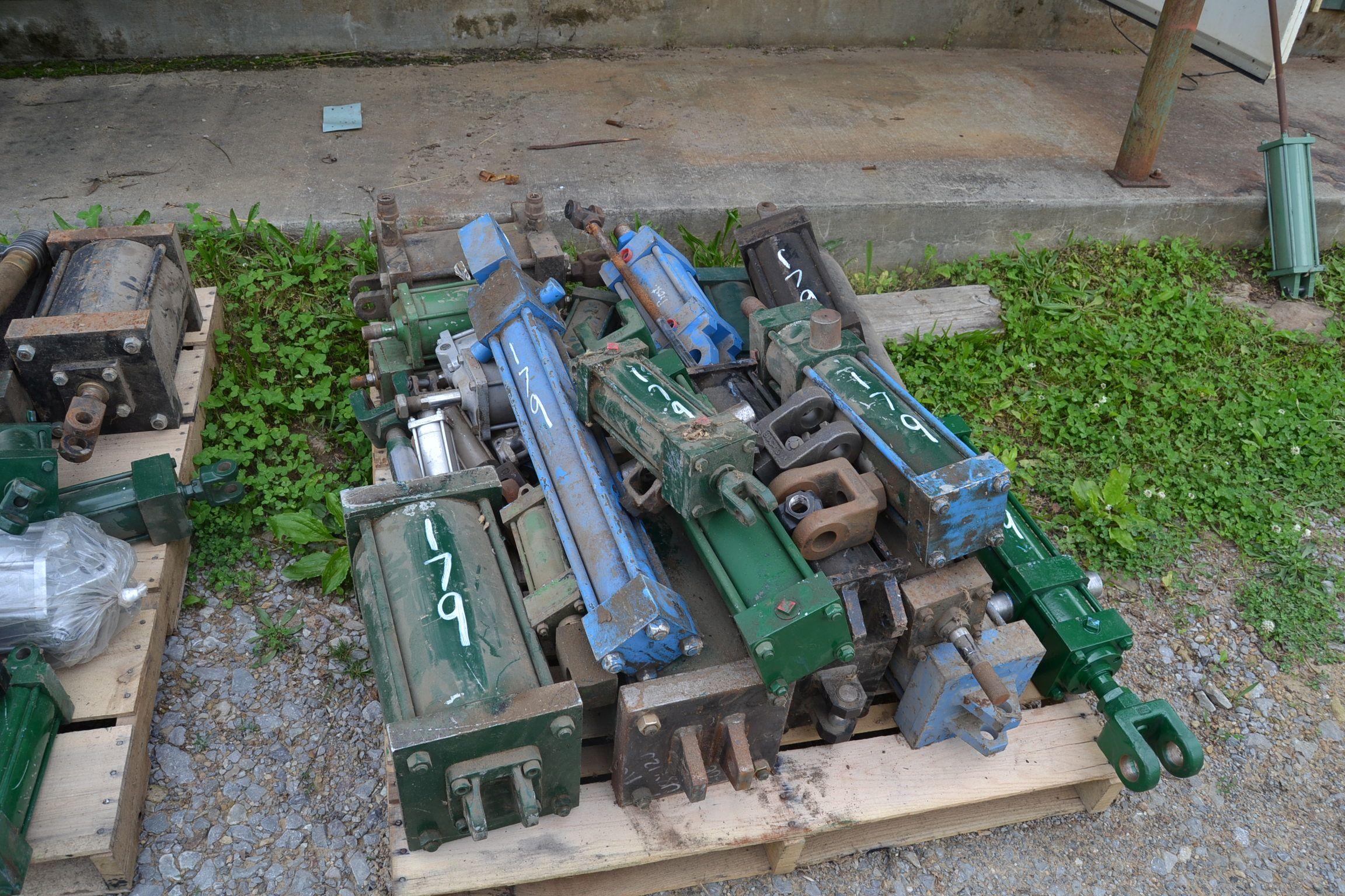 (2) PALLETS OF NEW & USED CYLINDERS