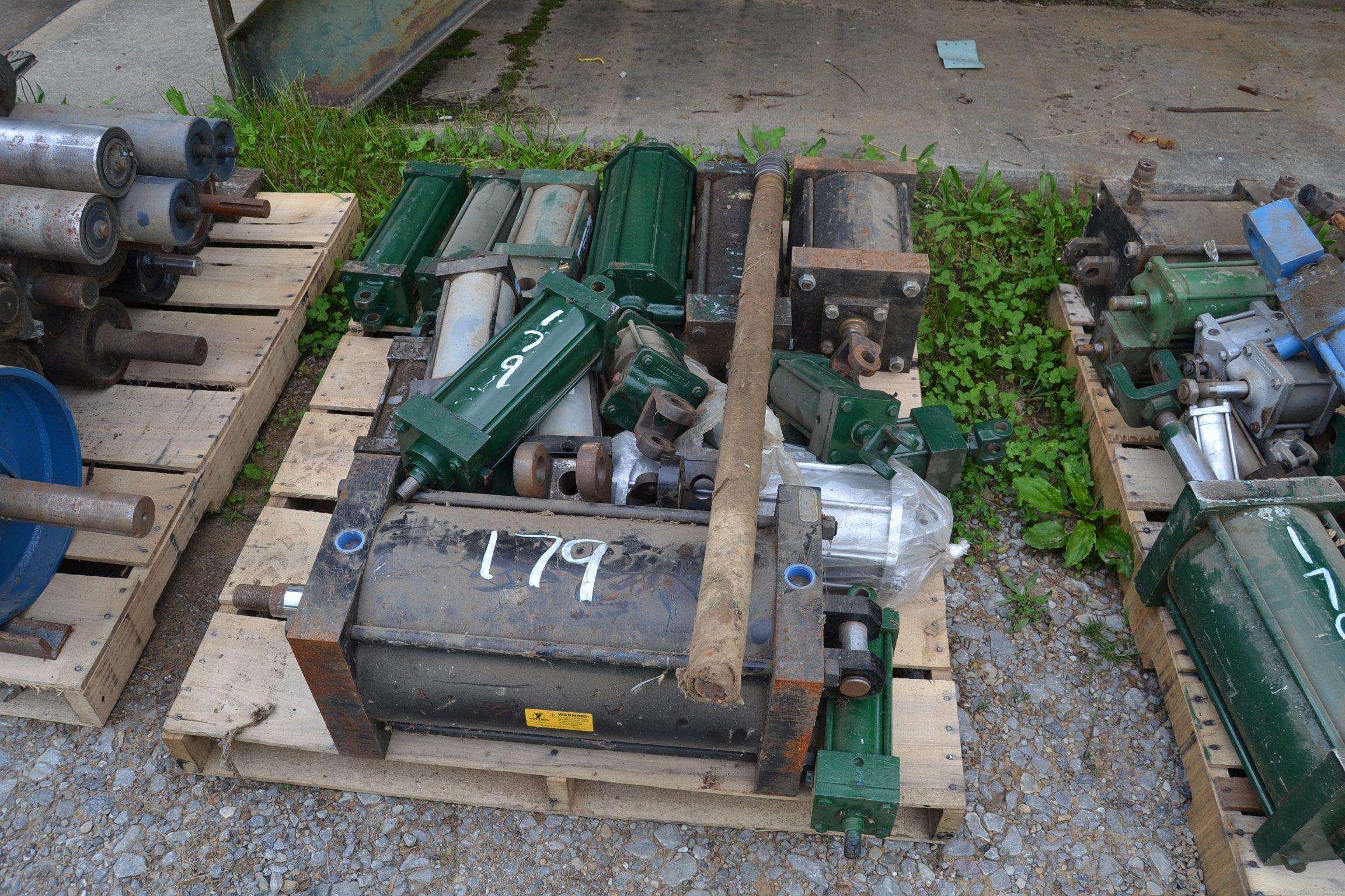 (2) PALLETS OF NEW & USED CYLINDERS