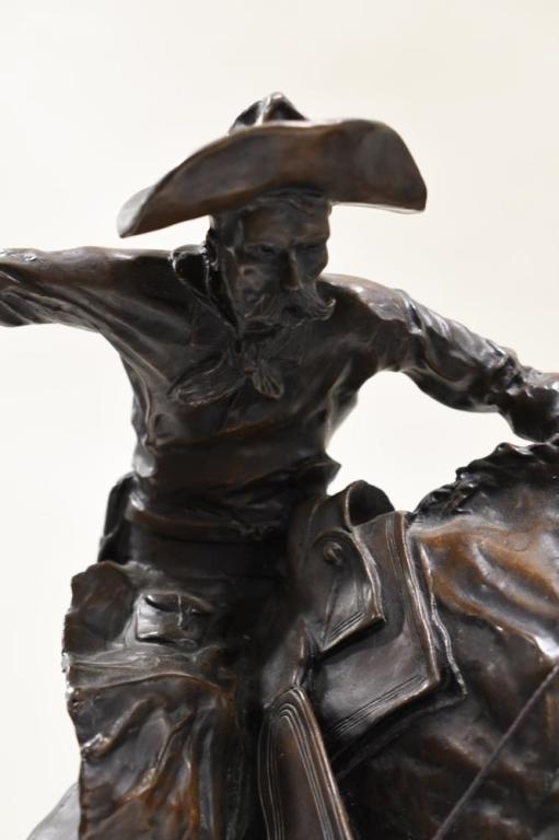Frederic Remington Bronco Buster Bronze Statue