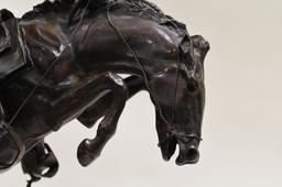 Frederic Remington Bronco Buster Bronze Statue