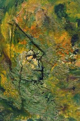 2010 Matt Lamb Acrylic & Foil On Canvas Painting
