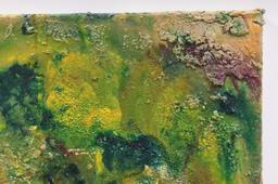 2010 Matt Lamb Acrylic & Foil On Canvas Painting