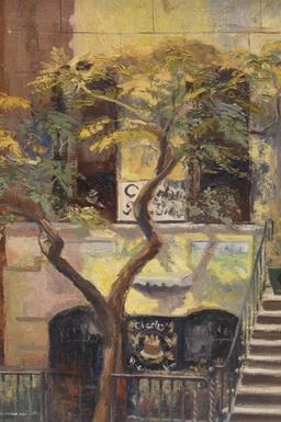 Mid Century Ralph Temple Oil On Canvas