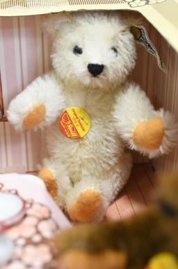 1982 Steiff Teddy Bear Tea Party Set In Box