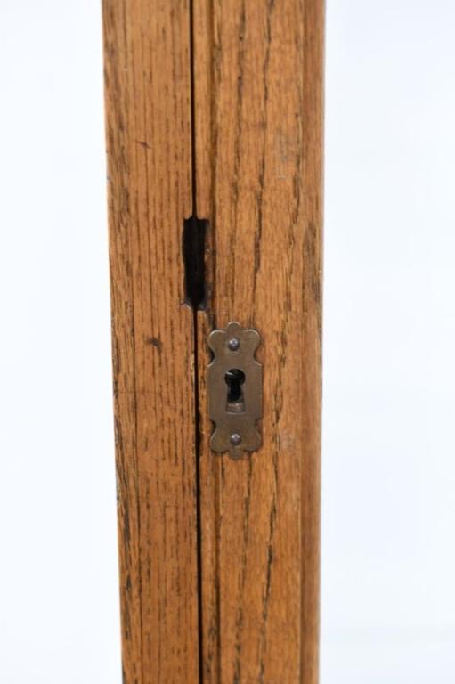 Colt Small Arms Store Display Oak Cabinet