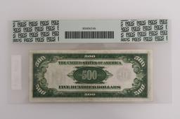 1934A $500 Federal Reserve Note PCGS 50 About New