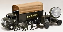 Marx U.S. Army Truck with Search Light