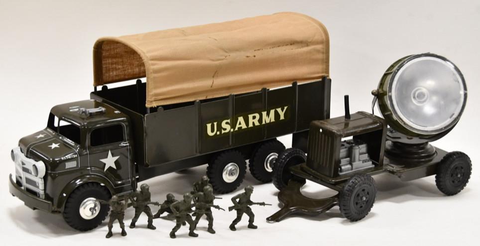 Marx U.S. Army Truck with Search Light