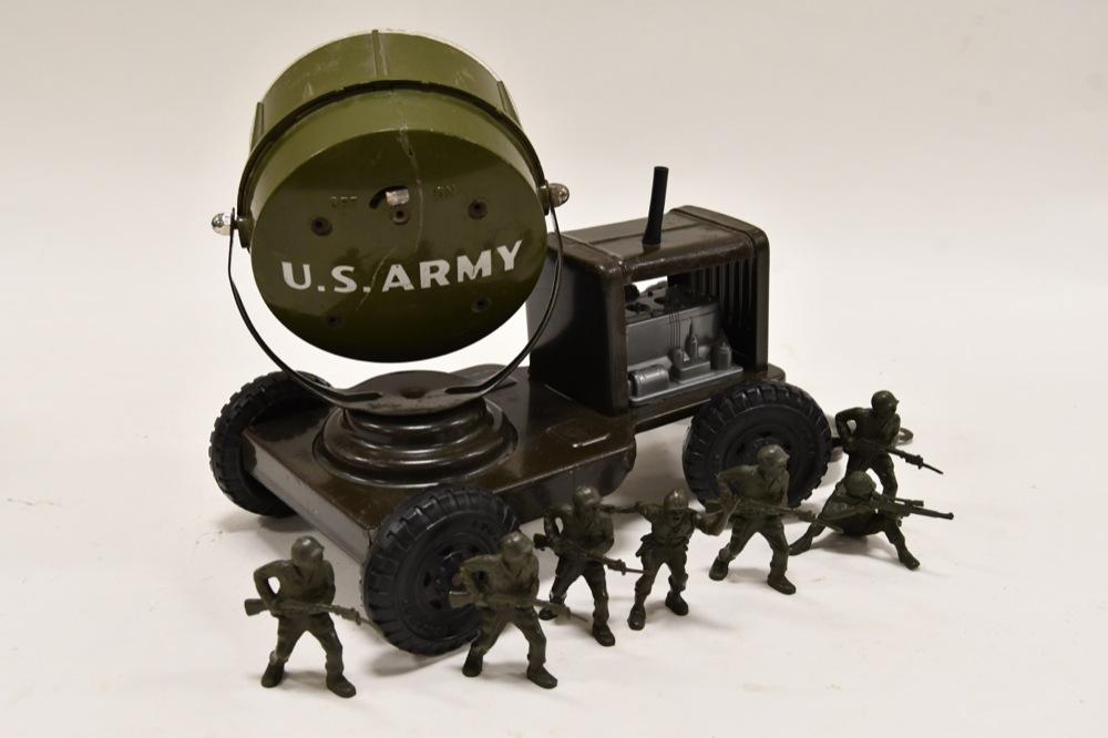 Marx U.S. Army Truck with Search Light