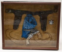 Tootsietoy Pony Boy Cap Gun w/ Holster Display