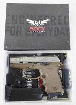 SCCY CPX-2TTDE 9mm Semi-Automatic Pistol NIB