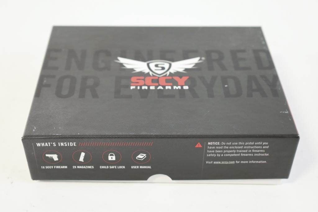SCCY CPX-2TTDE 9mm Semi-Automatic Pistol NIB