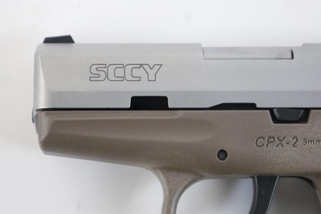 SCCY CPX-2TTDE 9mm Semi-Automatic Pistol NIB