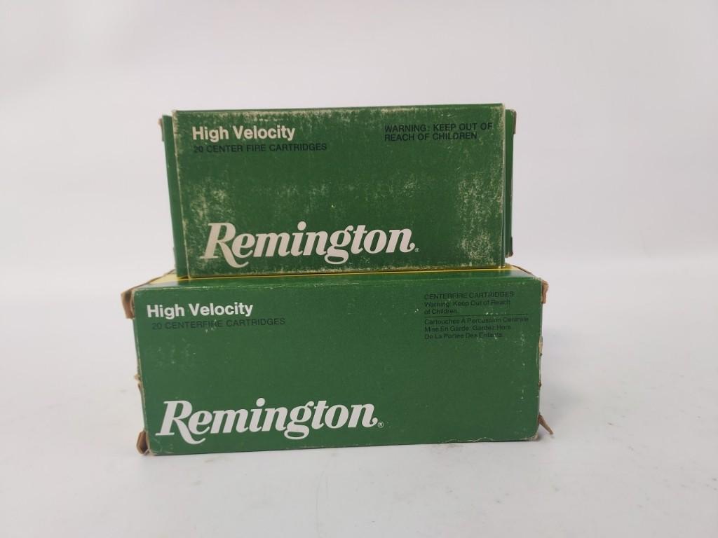 100 Rounds Remington .222 Rem. Cartridges In Boxes