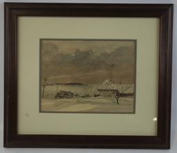 WW2 Print of  Endless Road- Russia 1941