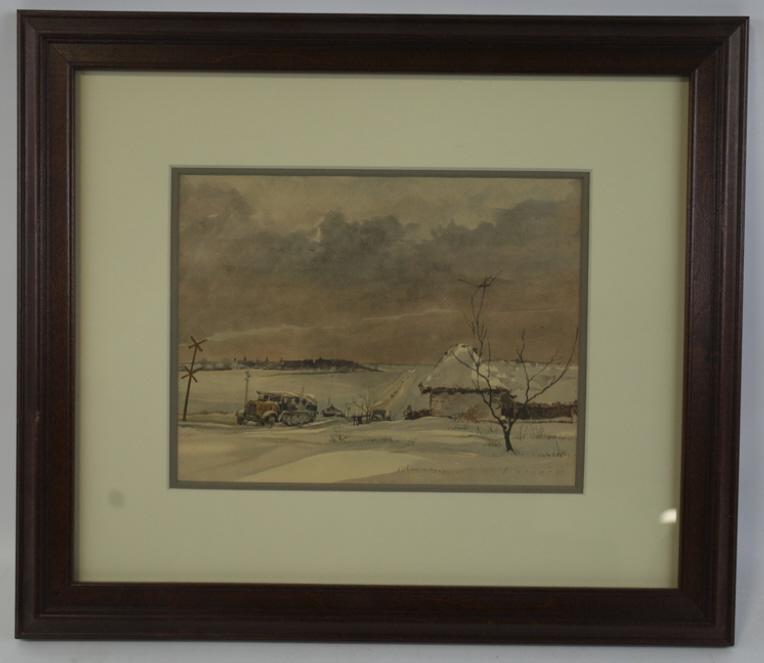 WW2 Print of  Endless Road- Russia 1941