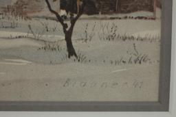 WW2 Print of  Endless Road- Russia 1941