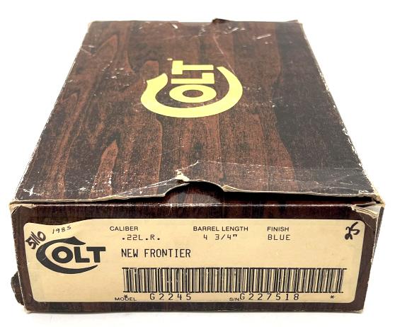 Colt New Frontier .22LR Revolver in Box