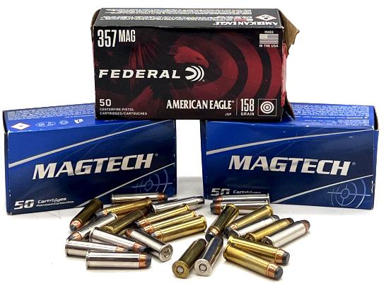 145 rounds of .357 ammunition
