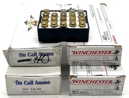 .40 S&W hollow point ammunition
