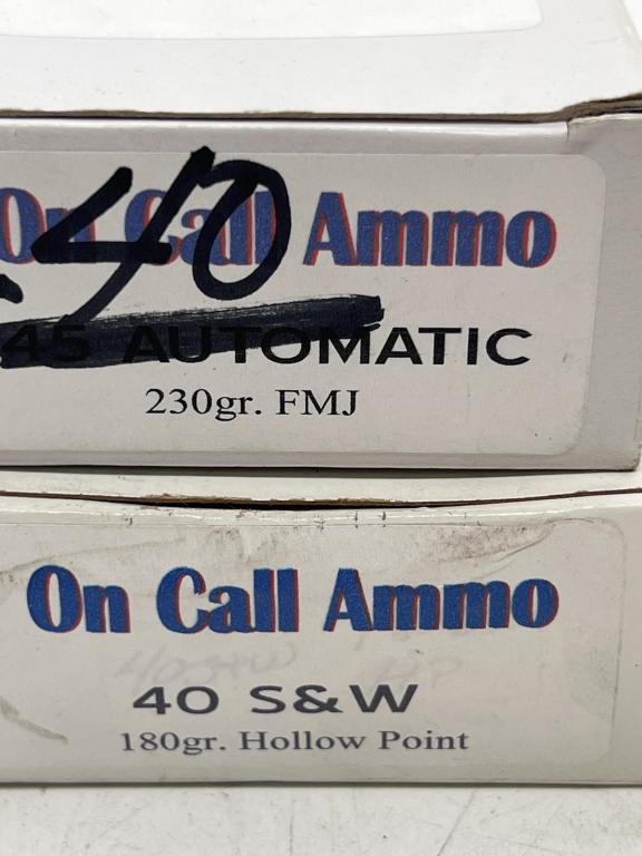 .40 S&W hollow point ammunition
