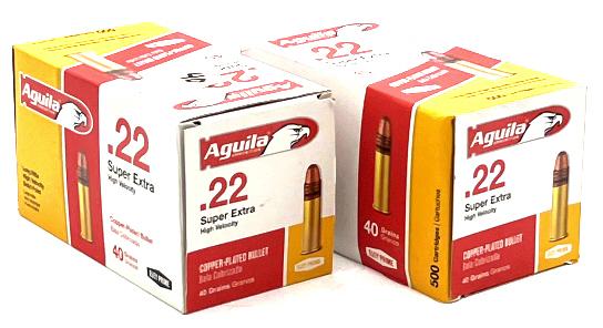 .22 LR Aguila ammunition