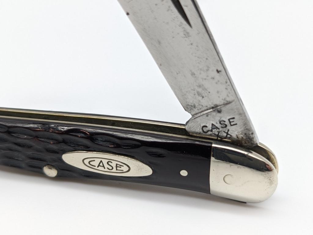 1940-64 Case XX Brown Jig Bone Half Whittler 6208