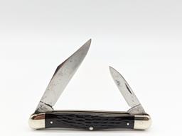1940-64 Case XX Brown Jig Bone Half Whittler 6208