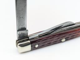 1965-69 Case XX Brown Jig Bone Small Stockman 6333