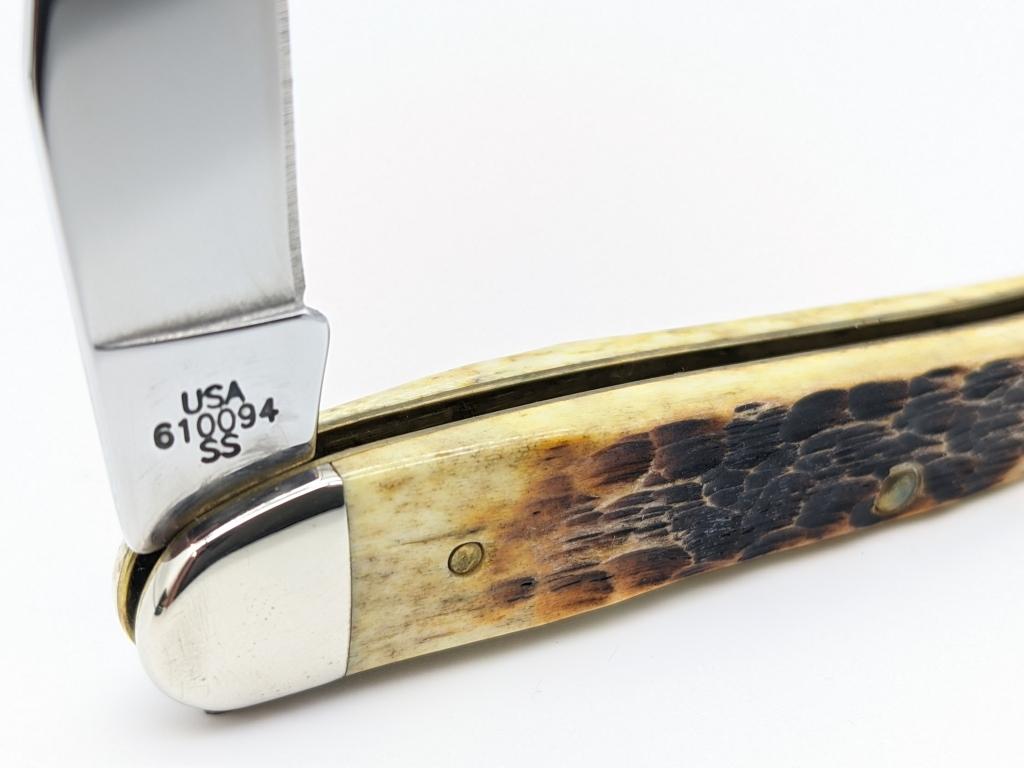 2001 Case XX Burnt Antique Bone Texas Toothpick