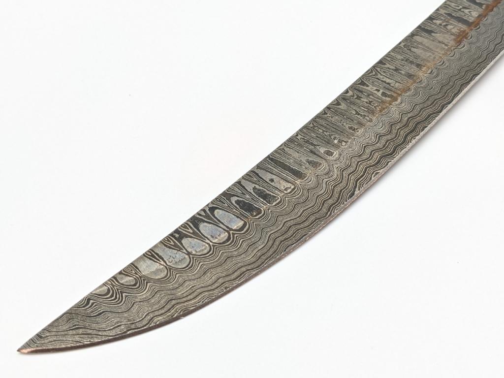 Fantasy Damascus Curved Short Sword