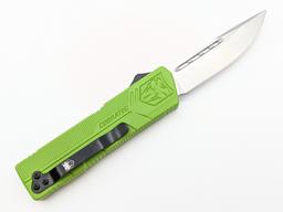 NIB CobraTec Lightweight Zombie Green OTF Knife