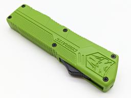 NIB CobraTec Lightweight Zombie Green OTF Knife