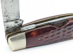 1975 Case XX Red Jigged Bone Large Congress 6488