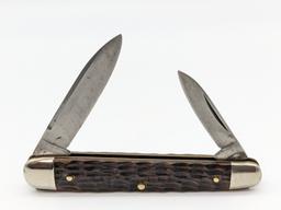 1920-40 Case XX Jigged Bone Uneven Jack Knife