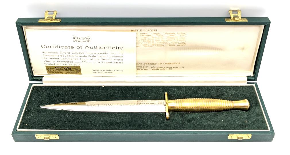 1972 Wilkinson Sword Comm. Commandos Knife w/ Case