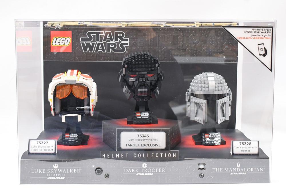 Lego Star Wars Helmet Collection Store Display