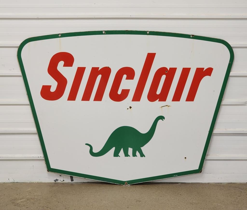 Sinclair Porcelain Identification Sign