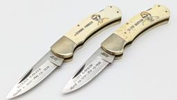 Lmtd Bonnie Parker & Clyde Barrow Knife Set w Case