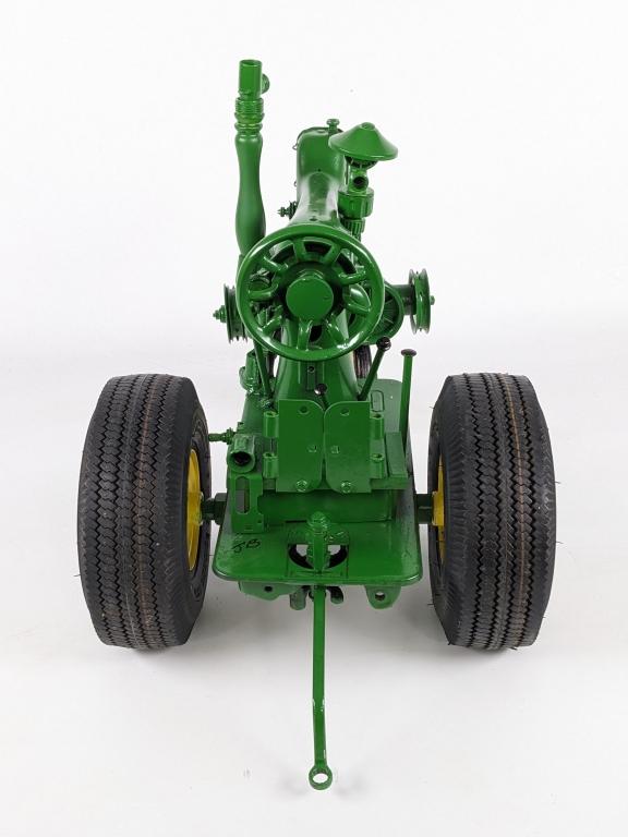 Large Custom Industrial Art John Deere Tractor