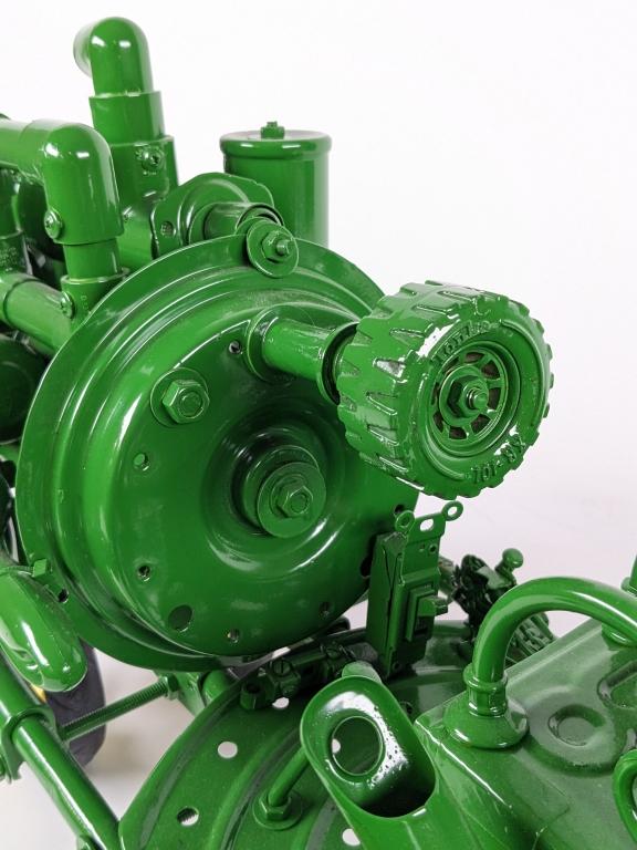 Large Custom Industrial Art John Deere Tractor
