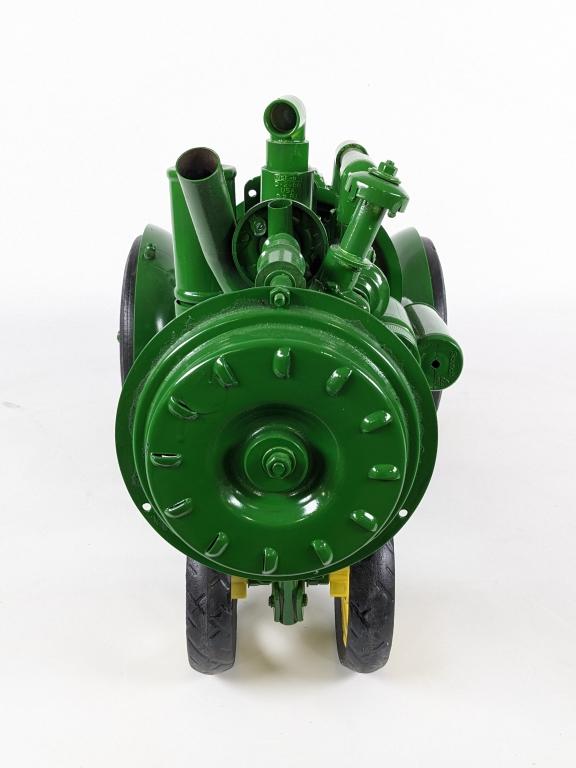 Large Custom Industrial Art John Deere Tractor