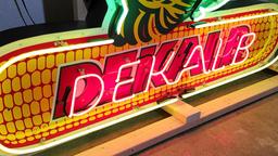 Original Dekalb Tin Neon Sign