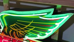 Original Dekalb Tin Neon Sign