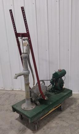 Lauson Engine with Deming Pump and Pump Jack