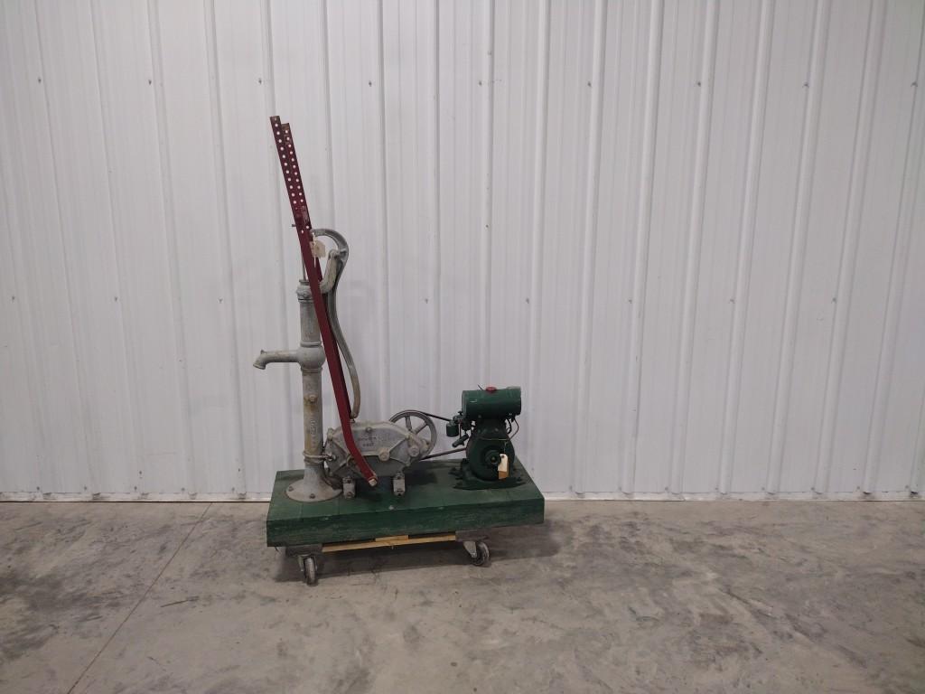 Lauson Engine with Deming Pump and Pump Jack