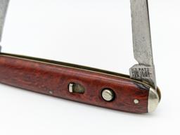 Schrade Cut Co Marbled Double Switchblade