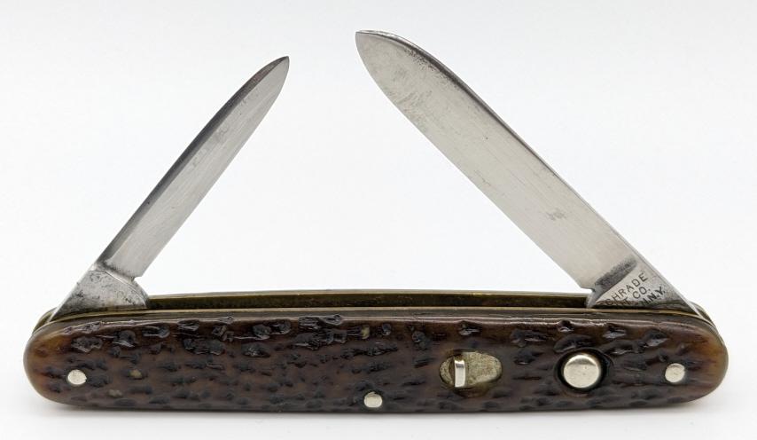 Schrade Cut Co Jig Bone Double Switchblade