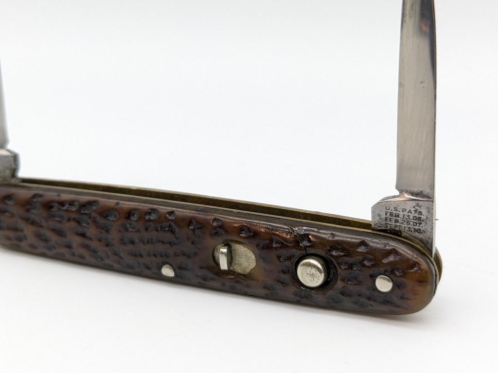 Schrade Cut Co Jig Bone Double Switchblade